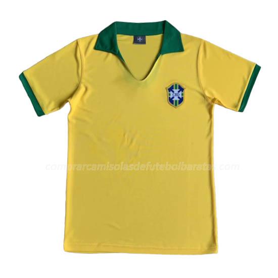 camisola retrô brasil equipamento principal para 1957