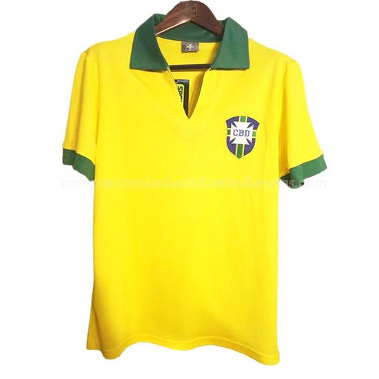 camisola retrô brasil equipamento principal para 1958