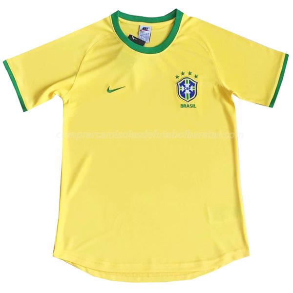 camisola retrô brasil equipamento principal para 2000