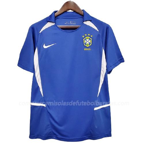 camisola retrô brasil equipamento suplente para 2002