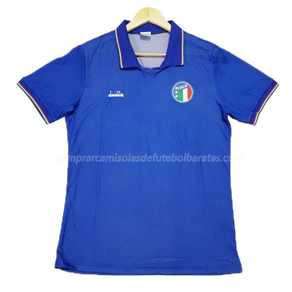 camisola retrô itália equipamento principal para 1990