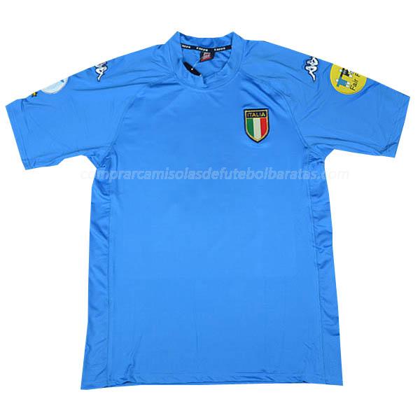 camisola retrô itália equipamento principal para 2004
