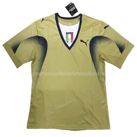 camisola retrô itália guarda-redes equipamento principal para 2006