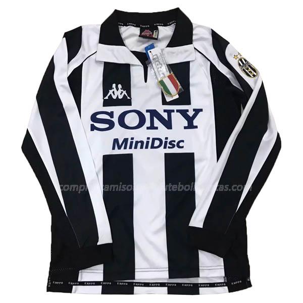 camisola retrô juventus manga comprida equipamento principal para 1997-1998