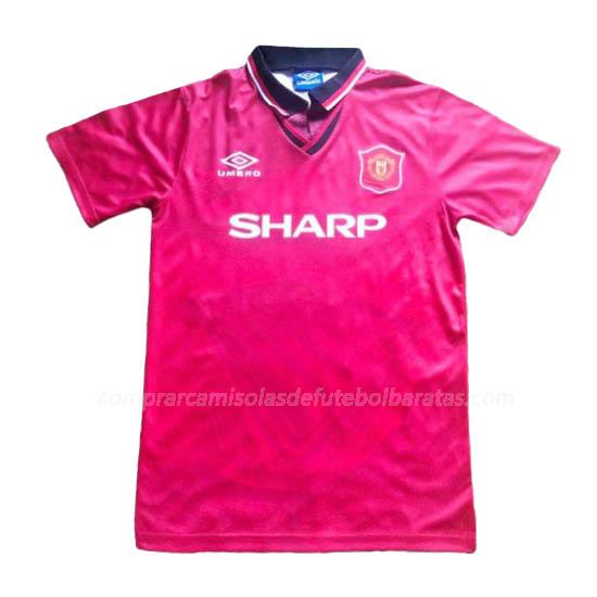 camisola retrô manchester united equipamento principal para 1994-96