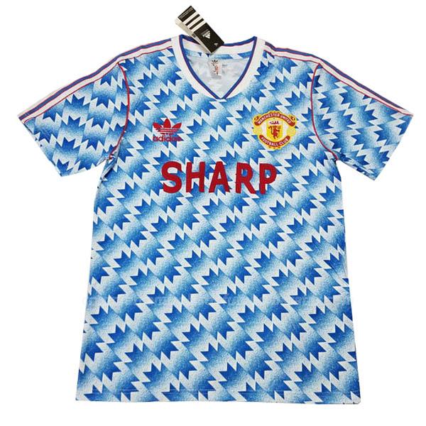 camisola retrô manchester united equipamento suplente para 1989