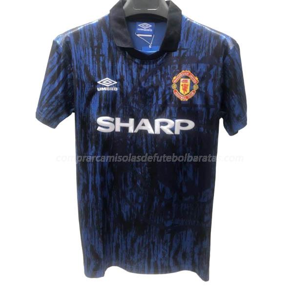 camisola retrô manchester united equipamento suplente para 1993