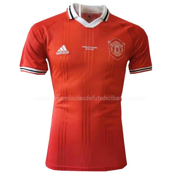 camisola retrô manchester united vermelho para 2019-2020