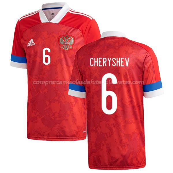 camisola rússia cheryshev equipamento principal para 2020-2021