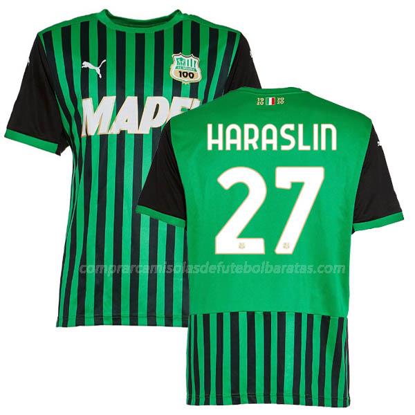 camisola sassuolo calcio haraslin equipamento principal para 2020-21