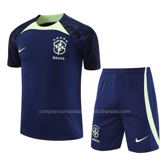 camisola training e calças brasil 221221a1 azul 2023