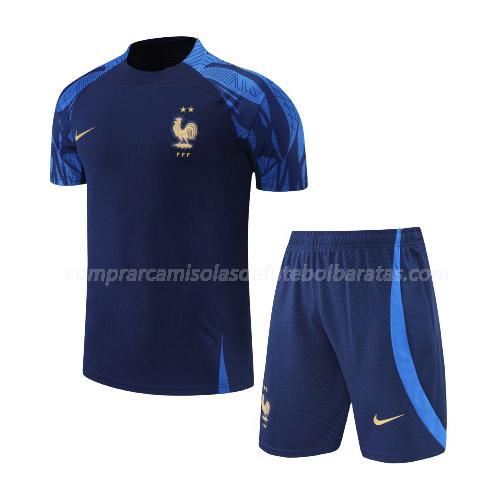 camisola training frança terno azul fg1 2022