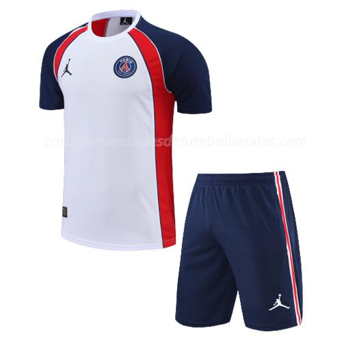 camisola training paris saint germain traje branco azul vermelho 2022-23