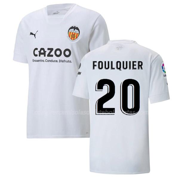 camisola valencia cf foulquier equipamento principal 2022-23