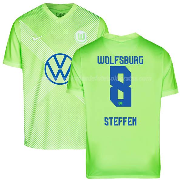 camisola wolfsburg steffen equipamento principal para 2020-21
