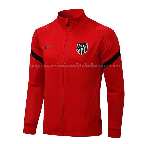 casaco atlético de madrid top vermelho 2021-22