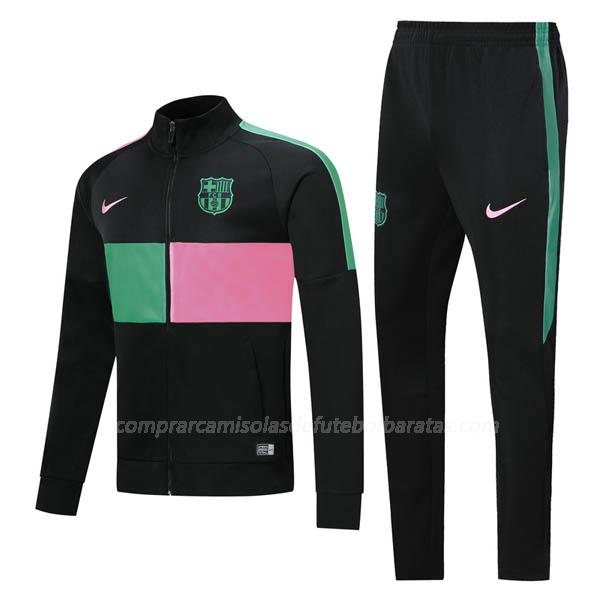casaco barcelona rosa verde 2019-2020