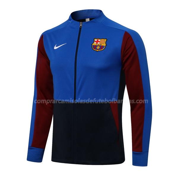 casaco barcelona top azul-preto 2021-22