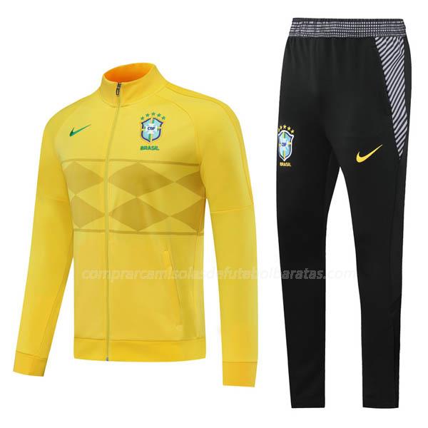 casaco brasil amarelo 2020-21