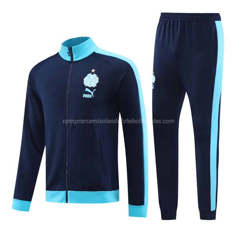 casaco olympique de marsella 23511a1 azul 2023-24