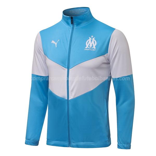 casaco olympique de marsella top azul 2021-22