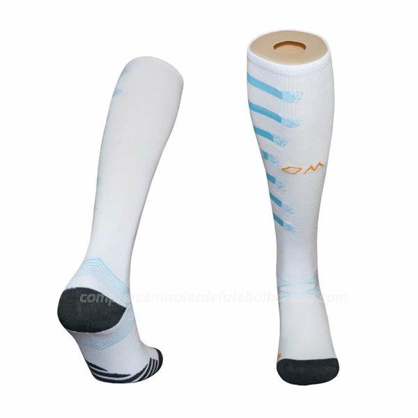 meias olympique de marsella equipamento principal para 2020-21