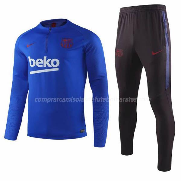 sweatshirt barcelona azul 2019-2020