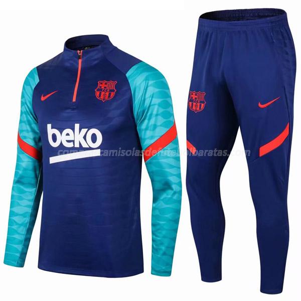 sweatshirt barcelona azul 2021