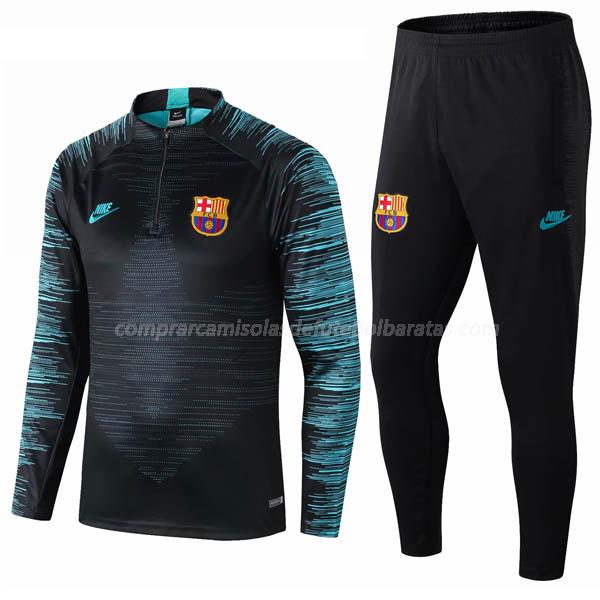 sweatshirt barcelona i preto 2019-2020