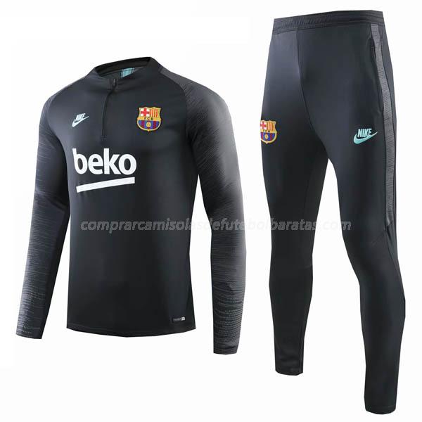 sweatshirt barcelona preto 2019-2020