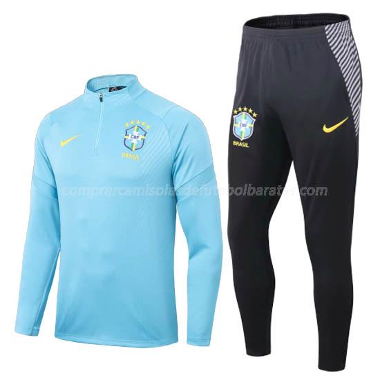 sweatshirt brasil azul 2020-21