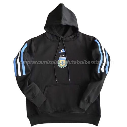 sweatshirt com carapuço argentina 221017a1 preto 2022-23