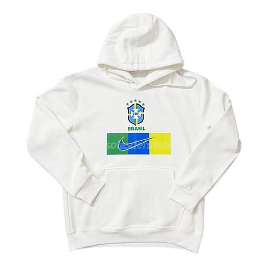 sweatshirt com carapuço brasil 221025a1 branco 2022-23