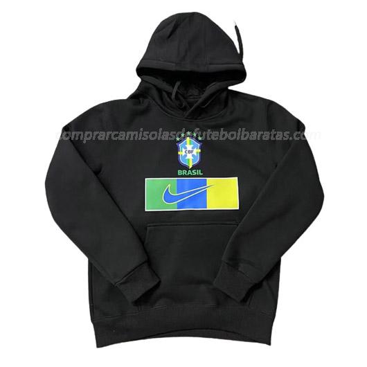 sweatshirt com carapuço brasil 221025a1 preto 2022-23