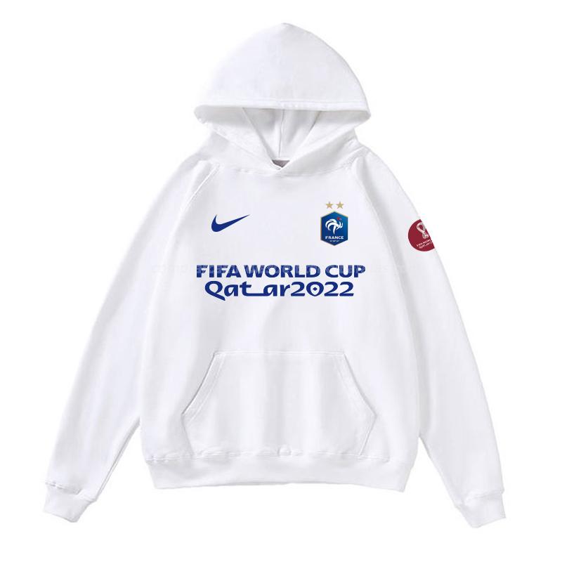 sweatshirt com carapuço frança copa do mundo 221125a1 branco 2022
