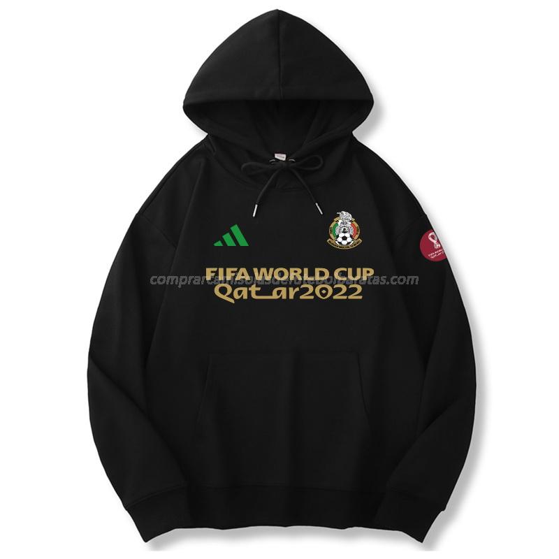 sweatshirt com carapuço méxico copa do mundo 221125a1 preto 2022