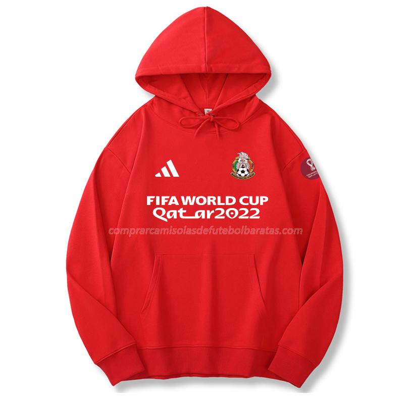 sweatshirt com carapuço méxico copa do mundo 221125a1 vermelho 2022