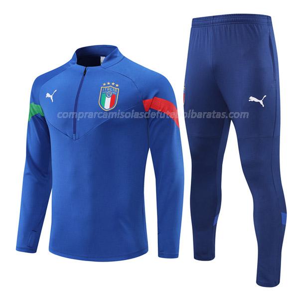 sweatshirt itália 22117a1 azul 2022-23
