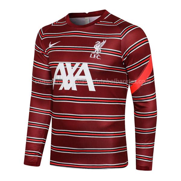 sweatshirt liverpool top i vermelho 2021-22
